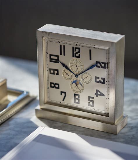 Breguet Art Deco Perpetual Calendar Desk Clock | Buy rare Breguet ACM
