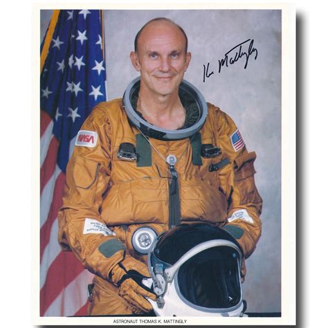 Ken Mattingly – handsigned Space Shuttle portrait - Zarelli COA – BEEN ...