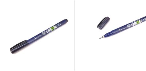 Tombow Fudenosuke Brush Pen - Hard Tip - Black Ink – Bunbougu