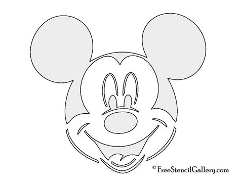 Mickey Mouse Pumpkin Stencil Printable - Printable Word Searches