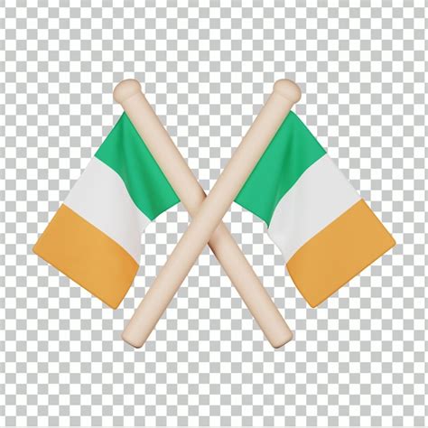 Premium PSD | Ireland flag 3d icon