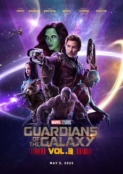 Guardians of the Galaxy Vol 3 Poster by MarvelMango on DeviantArt