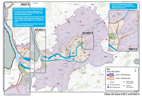 Potential Bristol CAZ maps revealed | CiTTi Magazine