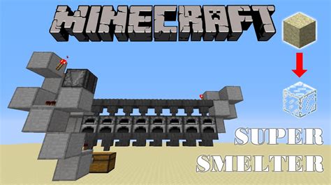 SIMPLE SUPER SMELTER | Minecraft Tutorial - YouTube