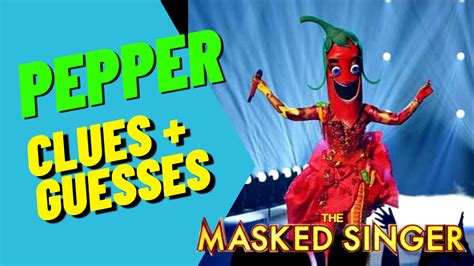 Masked Singer Pepper Clues - Season 6 - Late Night Recap