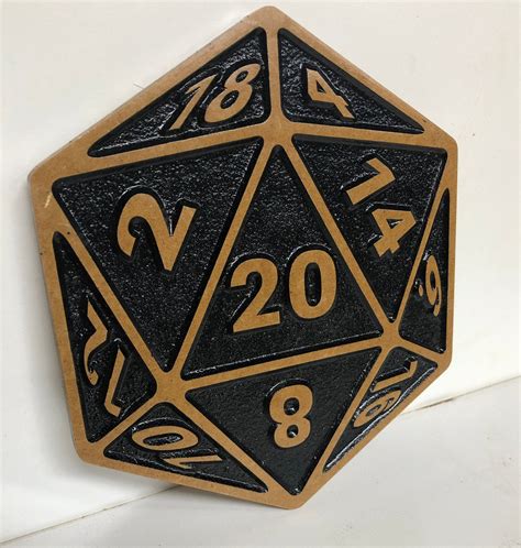 DND Wall Art wall Art Dungeons and Dragons D20 Dice - Etsy