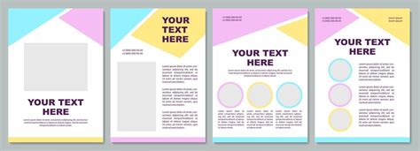 Creative unique brochure template 3022147 Vector Art at Vecteezy