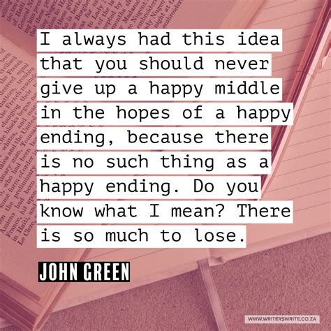 Quotable – John Green - Writers Write