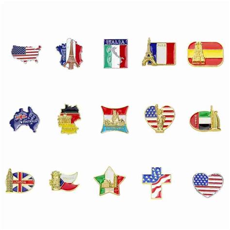 Australian Flag | Map Enamel Pin - Distinct Pins