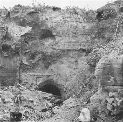 Damaged Cave in Iwo Jima