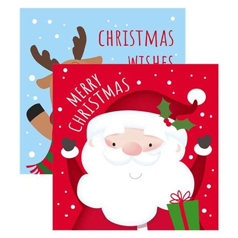 Cute Christmas Cards (20pk) | Party Delights