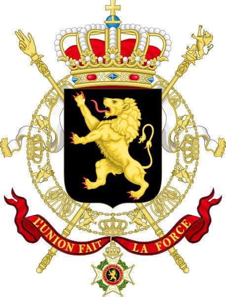 State Coat of Arms of Belgium | Coat of arms, Belgium, Heraldry