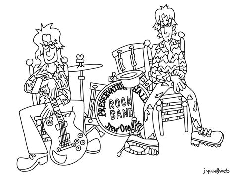 Rock Band Drawing at GetDrawings | Free download