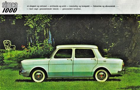 Simca 1000 brochure 1962