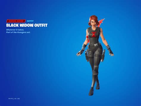 OG Black Widow Fortnite Skin returns to the Item Shop after 1,668 days ...