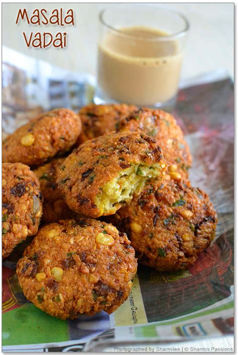 Masala Vada - Masal Vadai Recipe - Paruppu Vadai Recipe - Sharmis Passions