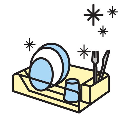 Clean Dishes Clipart | Free download on ClipArtMag