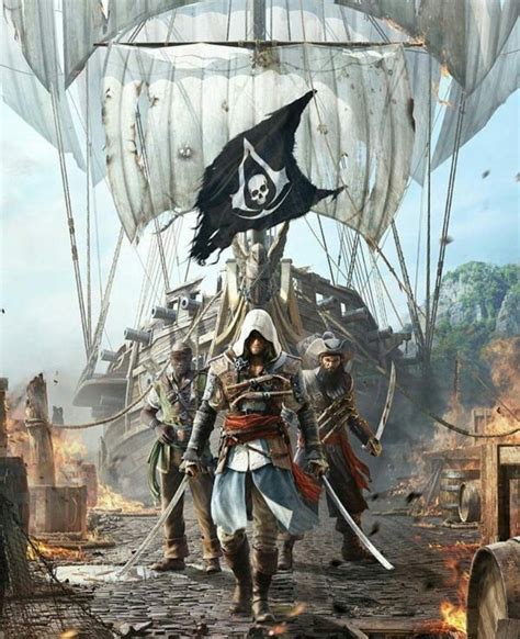 Assassin's Creed IV Black Flag | Arte de jogos, Papéis de parede de jogos, Arte hq