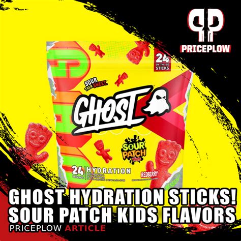 Ghost Hydration Now in Sour Patch Kids Stick Packs