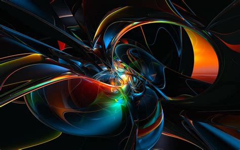 Abstract Black and Orange Background HD wallpaper