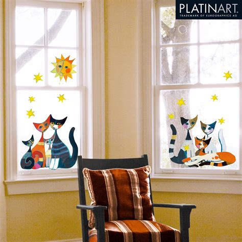 Static Cling Window Decal-Theme:Cats - Walmart.com - Walmart.com