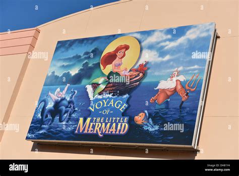 Voyage of the Little Mermaid Poster, Hollywood Studios, Disney World ...