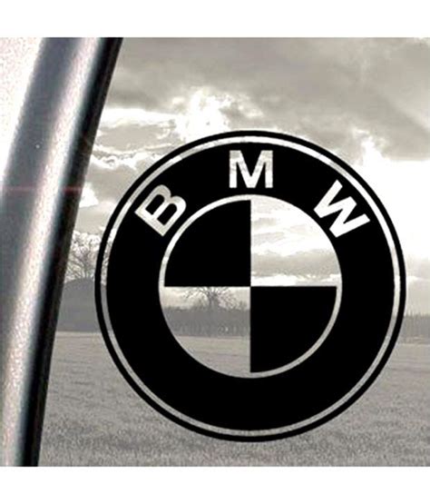 BMW Black Car Decal Truck Bumper Window Vinyl Sticker: Buy Online at ...