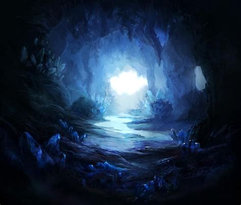 Crystal Cave 2 by firedudewraith on DeviantArt | Paisaje de fantasía ...