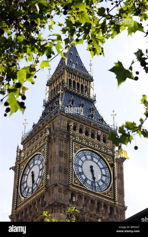 The clock tower of the Palace of Westminster Stock Photo - Alamy