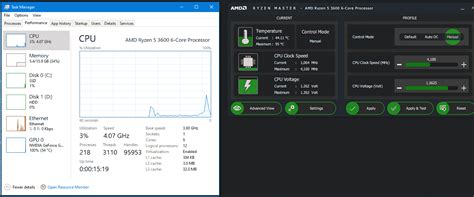 Closed - AMD Ryzen 5 3600 - setting voltage and clock speed to a ...