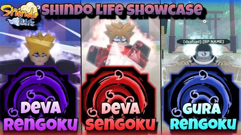 Deva Rengoku, Deva Sengoku & Gura Rengoku Shindo Life Showcase - YouTube