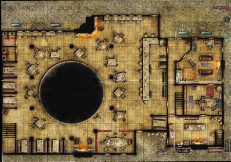 Yawning Portal Inn | Fantasy map, Dungeons and dragons, Dungeon maps