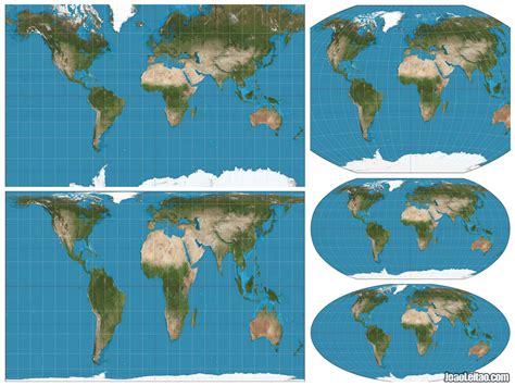 Types Of Maps Of The World - Shela Dominica