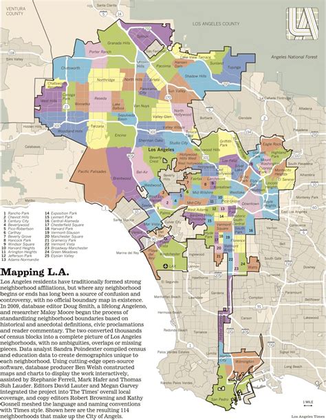 City Of Los Angeles District Map - Map With Cities