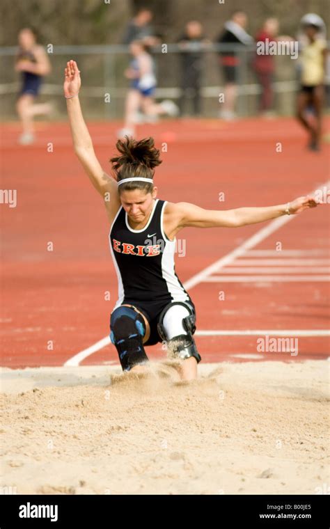 College Track and Field Stock Photo - Alamy