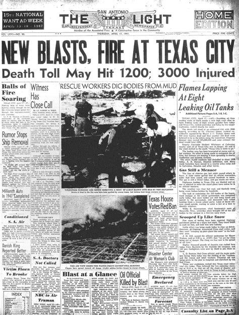 The 1947 Texas City Explosion