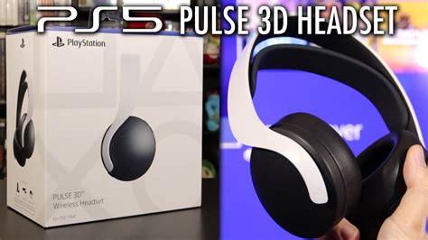 PS5 Pulse 3D Wireless Headset Unboxing: Chat Audio, Comfort, Sound ...