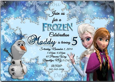 21+ Frozen Birthday Invitation Templates - PSD, AI, Vector EPS