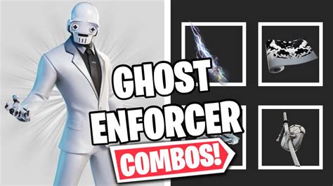 GHOST ENFORCER COMBOS | FORTNITE SKIN REVIEW - YouTube