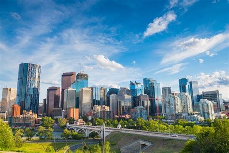 Calgary Alberta Canada Downtown Skyline Cityscape Photo Poster 18x12 | eBay