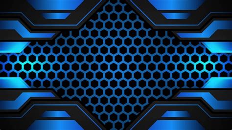 Free Vector | Futuristic black and blue gaming background