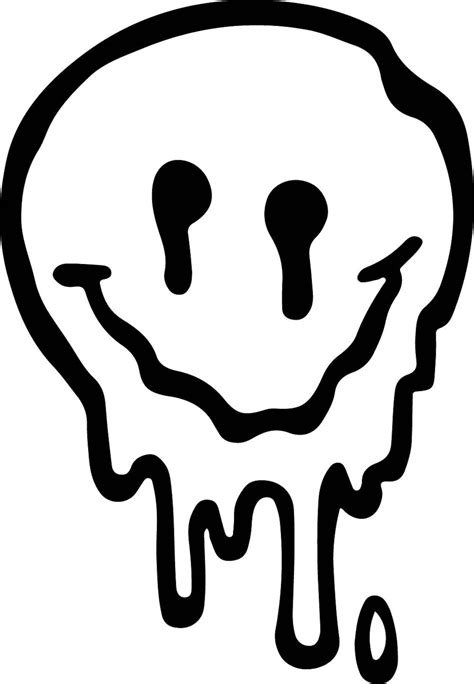 Drippy Smiley Svg Melted Smiley Svg Smiley Face Drip - vrogue.co