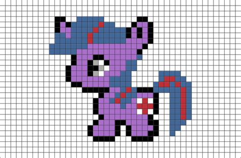 My Little Pony Twilight Sparkle Pixel Art | My little pony twilight, Pixel art, Pixel art design