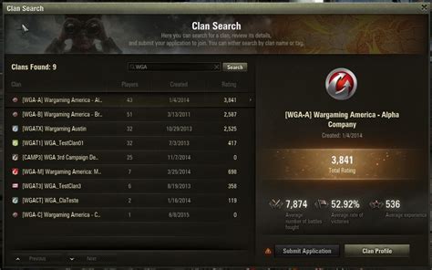 Clan Details Now Available In-Game | Clan Wars | World of Tanks