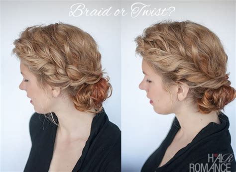 Curly bun hairstyle tutorial - two ways - Hair Romance