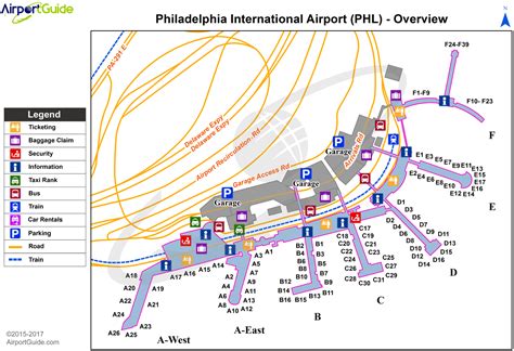 Philadelphia International Airport Terminal Map