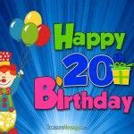 20th Birthday Wishes – Birthday Messages for 20 Year Olds | Happy 20th birthday, 20th birthday ...
