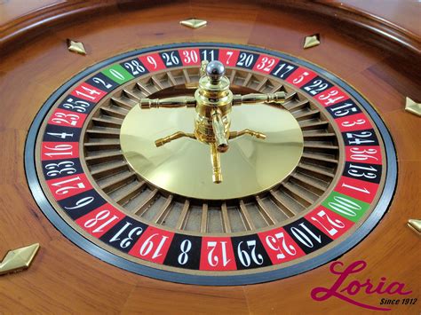 18'' Wood Precision Roulette Wheel with Rake @ Loria Awards