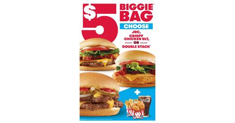 EVEN BETTER BIGGIE VALUE: WENDY'S FAN FAVORITE $5 BIGGIE™ BAG NOW COMES WITH CHOICE OF SANDWICH ...