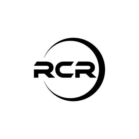 RCR letter logo design in illustration. Vector logo, calligraphy designs for logo, Poster ...